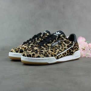 NWT Adidas Leopard Real Hair Sneakers